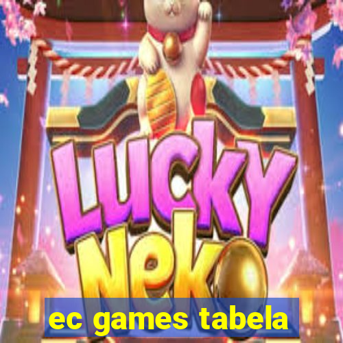 ec games tabela